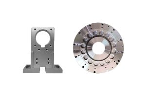 精密鉆孔盤類零件CNC銑床加工軍工機械設備行業